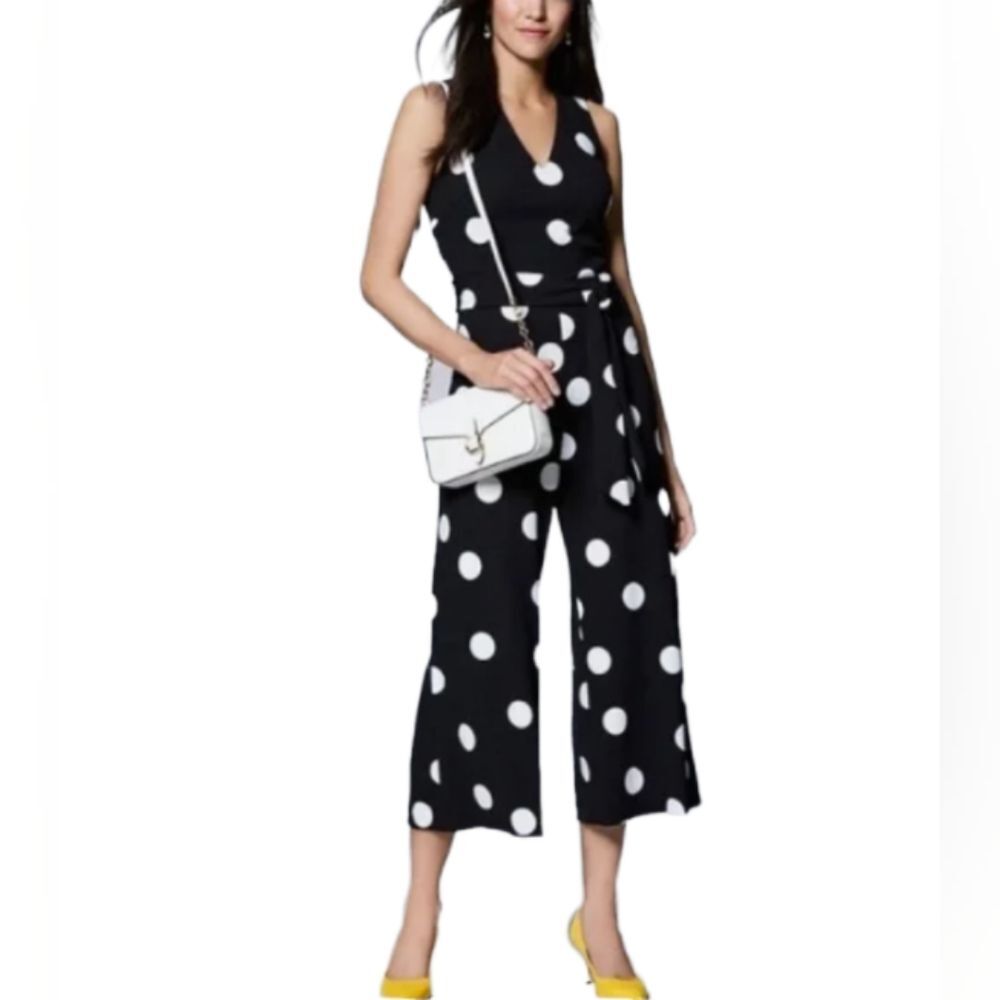Karl Lagerfeld polkadot jumpsuit 2